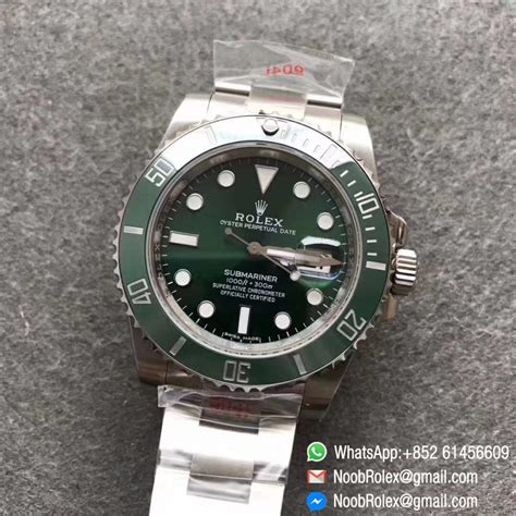 noob v9 rolex kaufen|Noob V9 Rolex Submariner 116610LV Hulk Green Dial & Green .